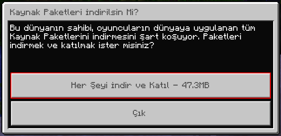 Kaynak Paketi Onayı